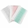 Scullery Pura Tea Towel Set Of 3 Pastel Stripes -Cheap Kitchen Cleaning Store HIM 1030773