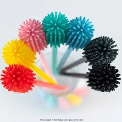 Scullery Kolori Silicone Bottle Brush Black -Cheap Kitchen Cleaning Store HIM 1031619 3