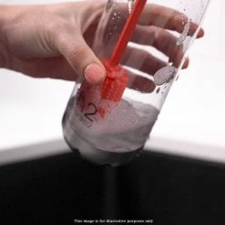 Scullery Kolori Silicone Bottle Brush 38cm Red -Cheap Kitchen Cleaning Store HIM 1031838 4