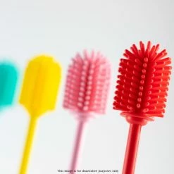 Scullery Kolori Silicone Bottle Brush 38cm Red -Cheap Kitchen Cleaning Store HIM 1031838 5