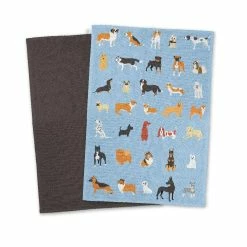 Ambrosia Tea Towel Dog III Set Of 2