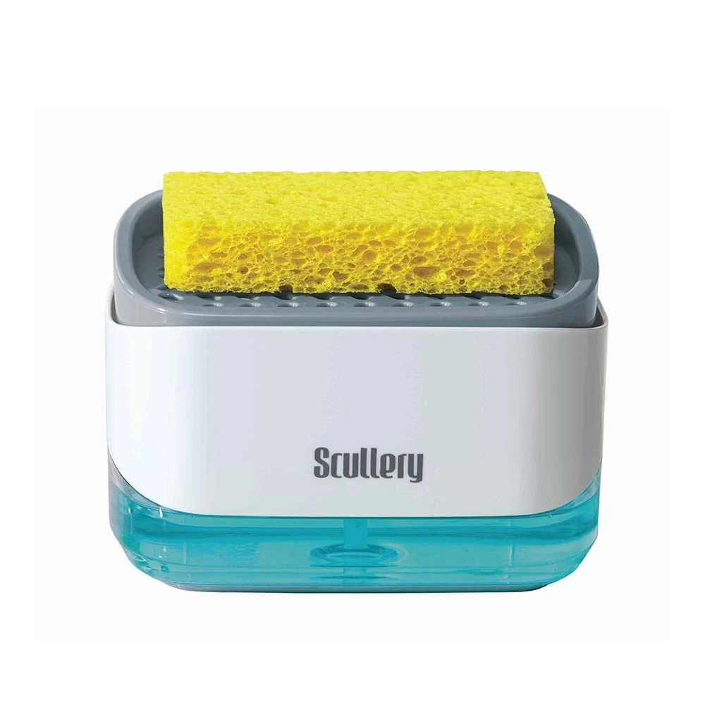 Scullery Pura II Soap Dispenser With Sponge 2 Scullery Pura II Soap Dispenser With Sponge