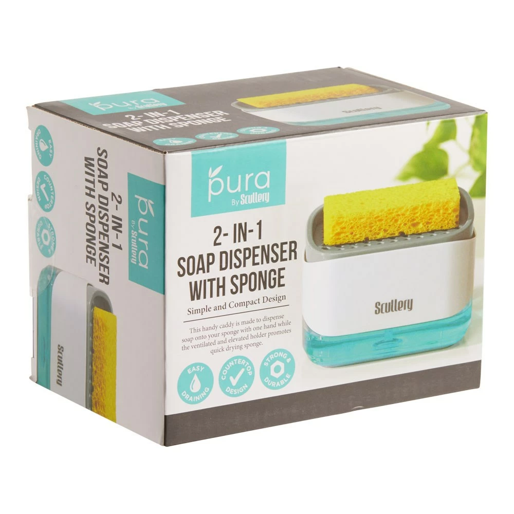 Scullery Pura II Soap Dispenser With Sponge 5 Scullery Pura II Soap Dispenser With Sponge - Image 4