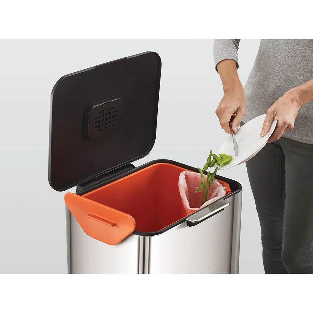 Joseph Joseph Totem Max Waste Separation Unit 60L Stainless Steel 4 Joseph Joseph Totem Max Waste Separation Unit 60L Stainless Steel - Image 2