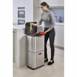 Joseph Joseph Totem Max Waste Separation Unit 60L Stainless Steel 10 Joseph Joseph Totem Max Waste Separation Unit 60L Stainless Steel -Cheap Kitchen Cleaning Store JOS 30060 4