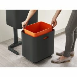 Joseph Joseph Totem Max Waste Separation Unit 60L Carbon Black -Cheap Kitchen Cleaning Store JOS 30106 5