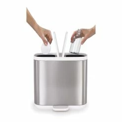 Joseph Joseph Split Steel Recycler Waste Bin -Cheap Kitchen Cleaning Store JOS 70520 3
