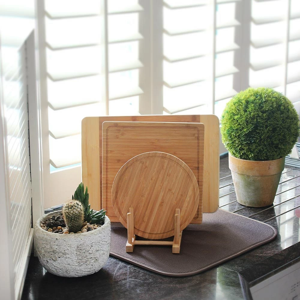 White Magic Eco Cloth Dish Drying Mat Charcoal Grey 5 White Magic Eco Cloth Dish Drying Mat Charcoal Grey - Image 3