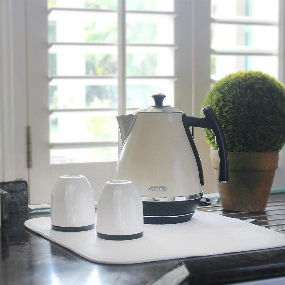 White Magic Eco Cloth Dish Drying Mat Snow White 5 White Magic Eco Cloth Dish Drying Mat Snow White - Image 3