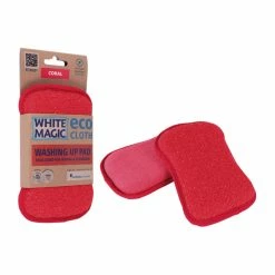 White Magic Washing Up Pad Coral