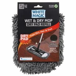 White Magic Dry Mop Pad Refill