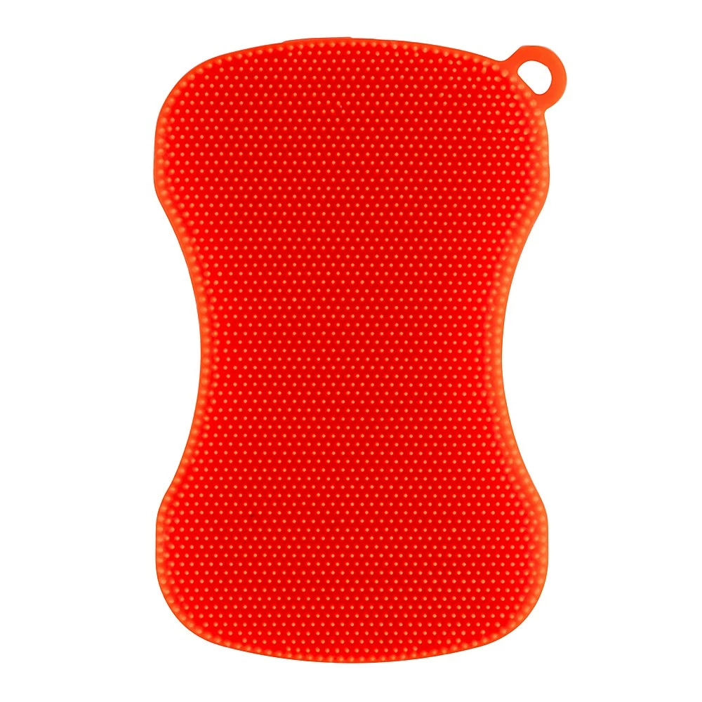 Scruba-Dub Flexible Eco-Friendly Silicone Dish Scrub Ruby Red 4 Scruba-Dub Flexible Eco-Friendly Silicone Dish Scrub Ruby Red - Image 2