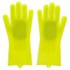 Scruba-Dub Antibacterial Silicone Cleaning Gloves Lime Green -Cheap Kitchen Cleaning Store PCP 1032183