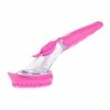 Scruba-Dub Silicone Dish Brush With Soap Dispenser 25cm Pink -Cheap Kitchen Cleaning Store PCP 1033157