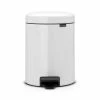 Brabantia NewICON Pedal Bin 5L White 2 Brabantia NewICON Pedal Bin 5L White -Cheap Kitchen Cleaning Store SAH 01804