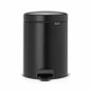 Brabantia NewICON Pedal Bin 5L Matt Black 2 Brabantia NewICON Pedal Bin 5L Matt Black -Cheap Kitchen Cleaning Store SAH 01886