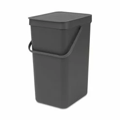 Brabantia Sort & Go Waste Bin 16L Grey