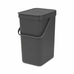 Brabantia Sort & Go Waste Bin 12L Grey