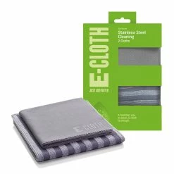 E-Cloth Stainless Steel Cleaning Cloth Twin Pack